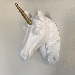 NEW Unicorn Head Wall Decor